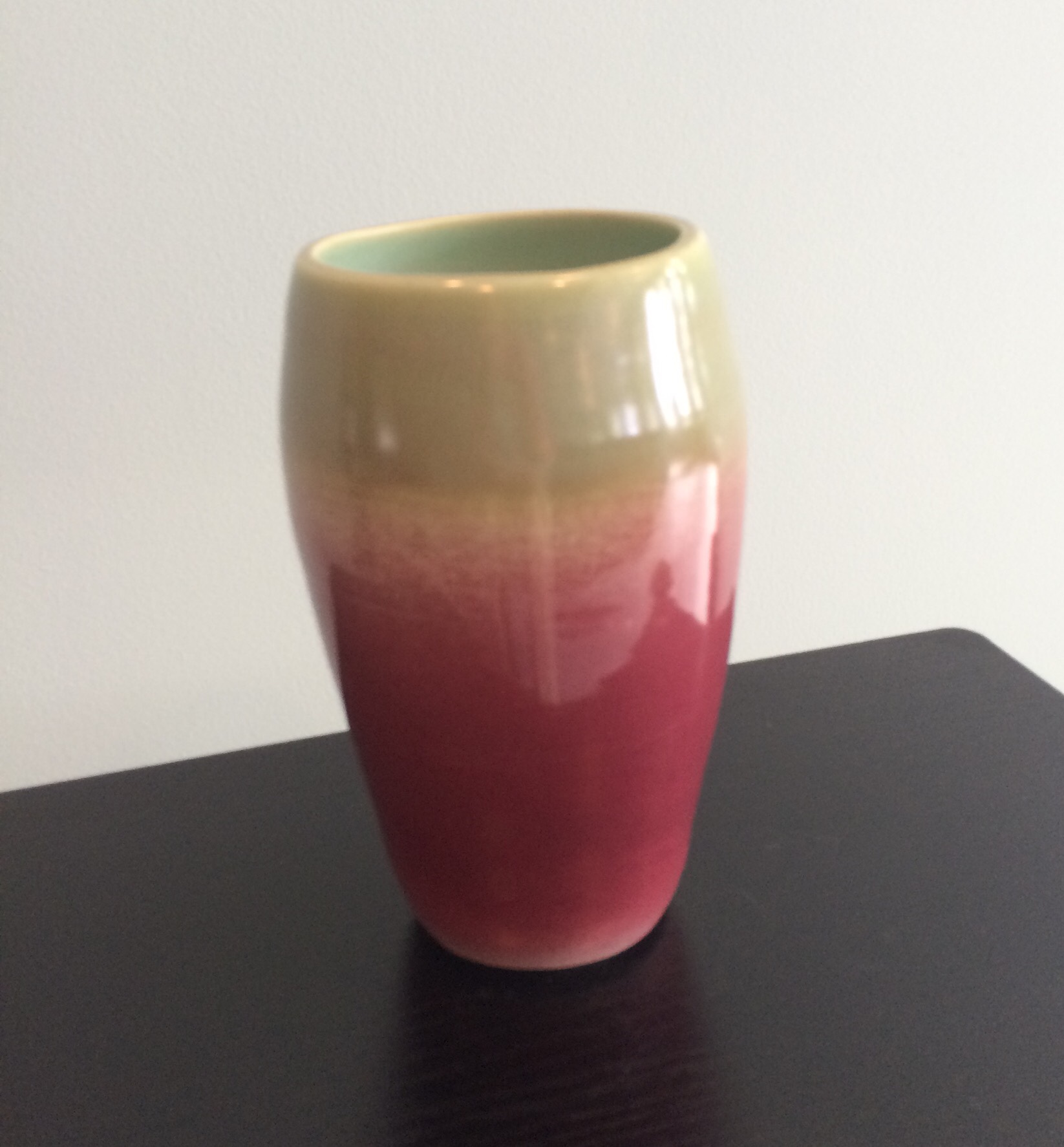 Evergreen Raspberry Vase